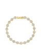 Nialaya Nialaya Round Gem Link Bracelet - 1