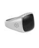 Nialaya Nialaya Signet Ring With Black Onyx - 1