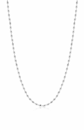 Nialaya Nialaya Silver Beaded Chain Necklace