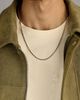 Nialaya Nialaya Silver Beaded Chain Necklace - 2