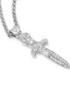 Nialaya Nialaya Skull Sword Necklace - 3