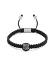 Nialaya Nialaya String Bracelet With Black Diamond Bead  - 1