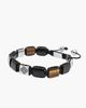 Nialaya Nialaya Tiger Eye Dorje Flatbead Bracelet - 3