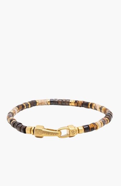 Nialaya Nialaya Tiger Eye Heishi Bracelet