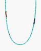 Nialaya Nialaya Turquoise Heishi Necklace With Tiger Eye And Lapis  - 1
