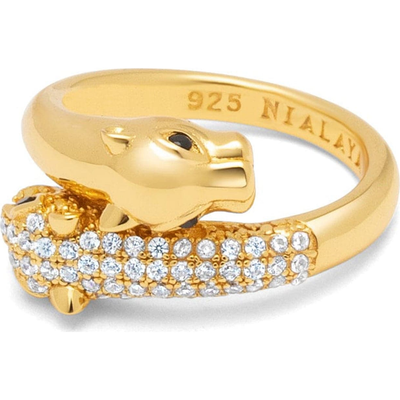 Nialaya Nialaya Twisted Panther Gold Ring 