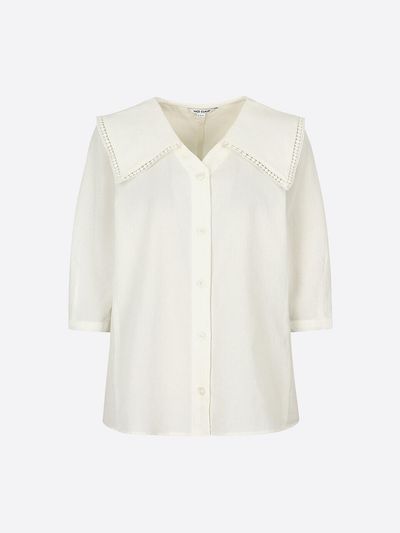 NICE CLAUP NICE CLAUP Big Collar Blouse X245PWB401