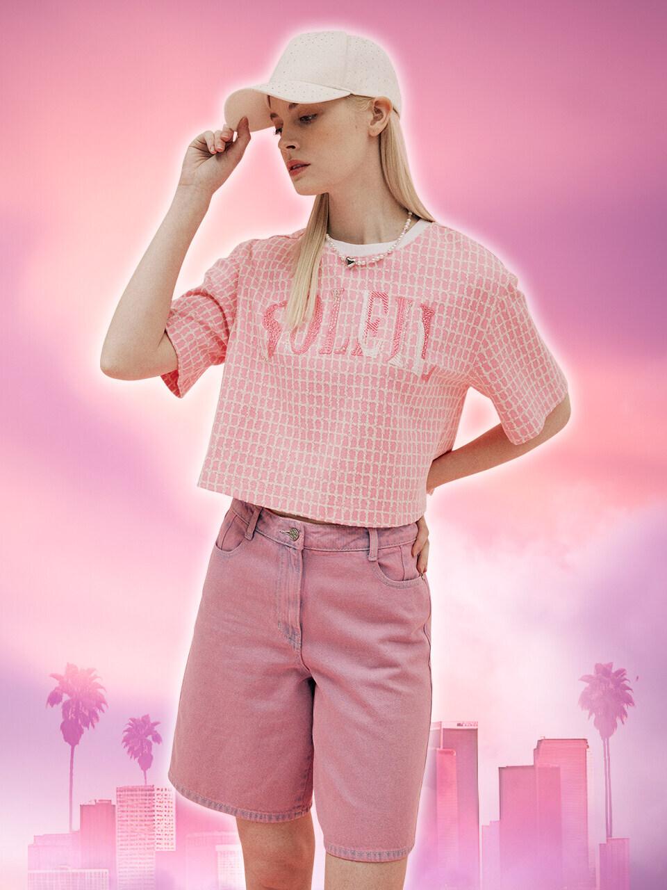 NICE CLAUP NICE CLAUP Dyeing Bermuda Denim Pants N241PWN204
