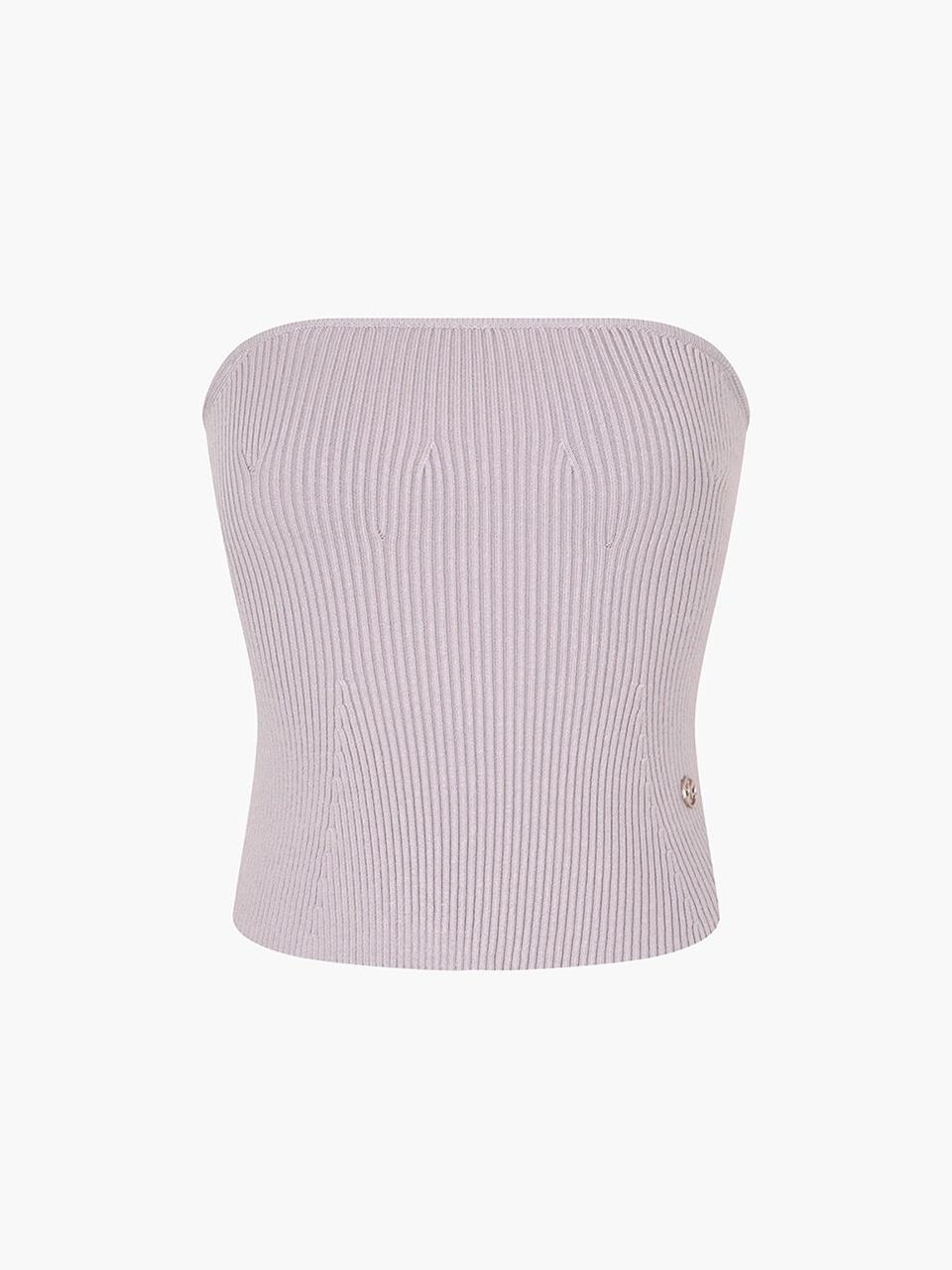 NICE CLAUP NICE CLAUP knit top bustier N232PWT546