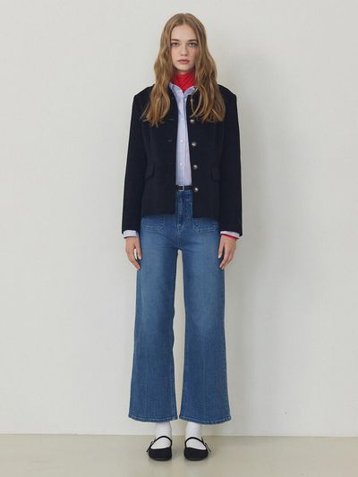 NICE CLAUP NICE CLAUP Semi-Wide Denim X246PWN901