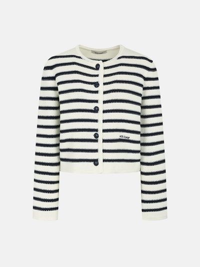 NICE CLAUP NICE CLAUP Stripe Cardigan N242OWK311