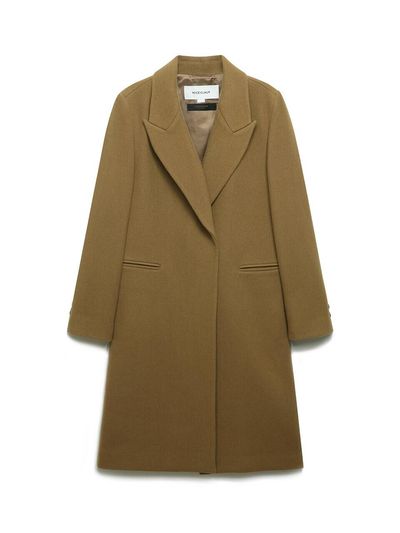 NICE CLAUP Wool Cashmere Long Straight Coat (N244MWCA12)