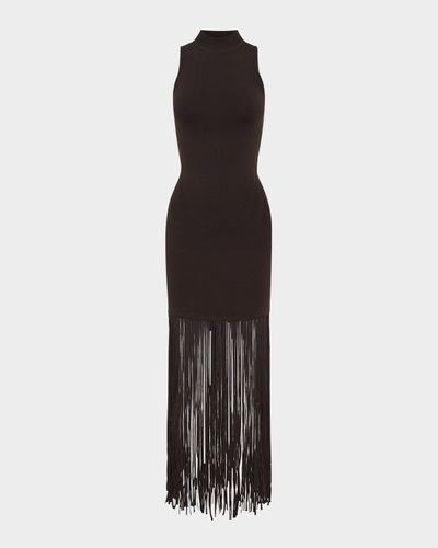 open lace back dress Taupe Ribbed Knit Maxi Dress – PinkBlush