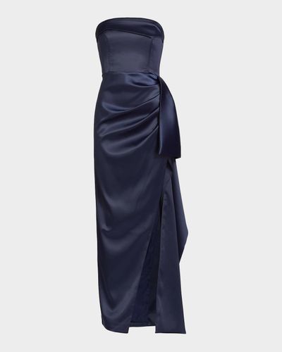 NICHOLAS Erelyn Satin Strapless Gown