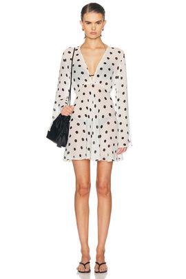NICHOLAS NICHOLAS Nerissa Long Sleeve Mini Dress