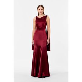 NICHOLAS - Makenna Drop Waist Corset Midi Dress