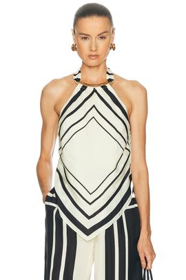 NICHOLAS NICHOLAS Skye Halter Top