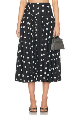 NICHOLAS NICHOLAS Yasmin Drop Waist Midi Skirt