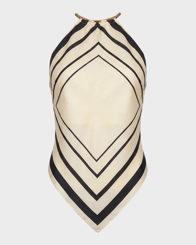 NICHOLAS Skye Halter Scarf Top