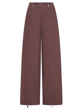 Nicholas the Label Women's Amalia Wide-Leg Zipper Pants