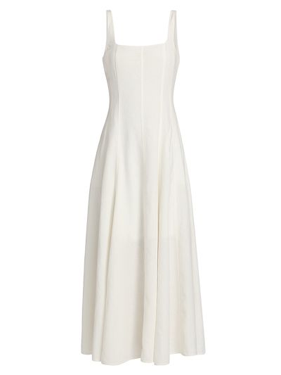 Nicholas the Label Women's Athena Linen-Blend Paneled Maxi Dress