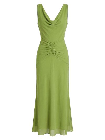 Nicholas the Label Women's Calia Ruched Georgette Maxi Dress