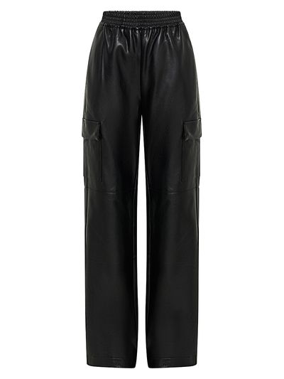 Nicholas the Label Women's Edwina Faux Leather Cargo Pants