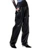 Nicholas the Label Women's Edwina Faux Leather Cargo Pants - 4