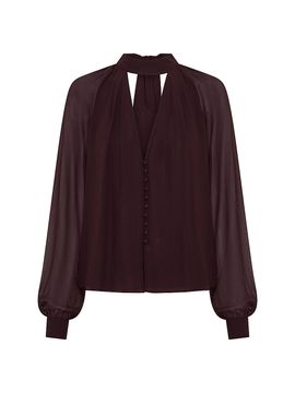 Nicholas the Label Women's Elisa Scarf V-Neck Top