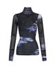 Nicholas the Label Women's Harmony Printed Shirred Long-Sleeve Top - 1