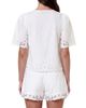 Nicholas the Label Women's Isabel Embroidered Tie-Front Cotton Top - 5