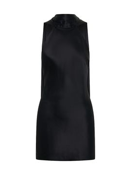 Nicholas the Label Women's Lita Satin Scarf Open-Back Minidress