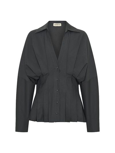 Nicholas the Label Women's Reggie Pleated Shirt