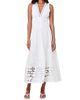 Nicholas the Label Women's Stina Broderie Anglaise Trim Linen-Blend Midi-Dress - 3