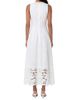 Nicholas the Label Women's Stina Broderie Anglaise Trim Linen-Blend Midi-Dress - 4
