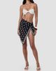 Nicholas the Label Women's Ursa Polka Dot Georgette Mini Sarong - 2