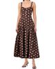 Nicholas the Label Women's Valeria Polka Dot Linen-Blend Drop Waist Midi-Dress - 2