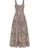 Nicholas the Label Women's Valeria Zebra-Print Linen-Blend Midi-Dress - 5