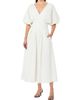 Nicholas the Label Women's Vicky Pleated Linen-Blend Midi-Dress - 2