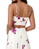 Nicholas the Label Women's Yulia Printed Linen-Blend Crop Top - 5