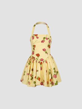 NICHOLAS Women's Amalie Floral Linen-Blend Minidress