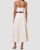 NICHOLAS Women's Anastasia Cotton Zip-Front Belted Midi-Dress - 4