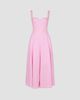 NICHOLAS Women's Anya Panelled Linen A-Line Maxi Dress - 5