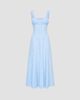 NICHOLAS Women's Dina Ruched Linen Midi-Dress - 1