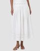 NICHOLAS Women's Elin Linen Drop-Waist Midi-Skirt - 2