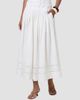 NICHOLAS Women's Elin Linen Drop-Waist Midi-Skirt - 3