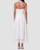 NICHOLAS Women's Elisabeth Cotton Broderie Lace Halter Midi-Dress - 4