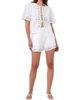NICHOLAS Women's Irma Lace-Trim Cotton Shorts - 2