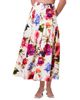 NICHOLAS Women's Jordana Floral Pleated Waist Midi-Skirt - 4