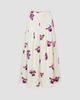 NICHOLAS Women's Jordana Pleated Floral Linen-Blend Midi-Skirt - 1